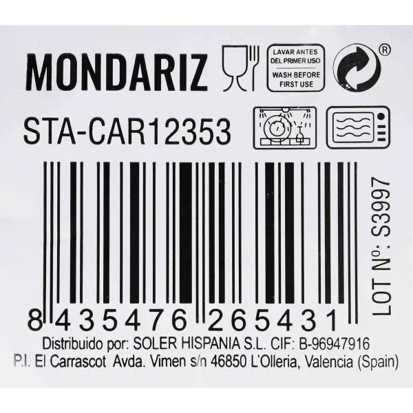 Puodelis Santa Clara Mondariz 425 ml (12 vnt.)