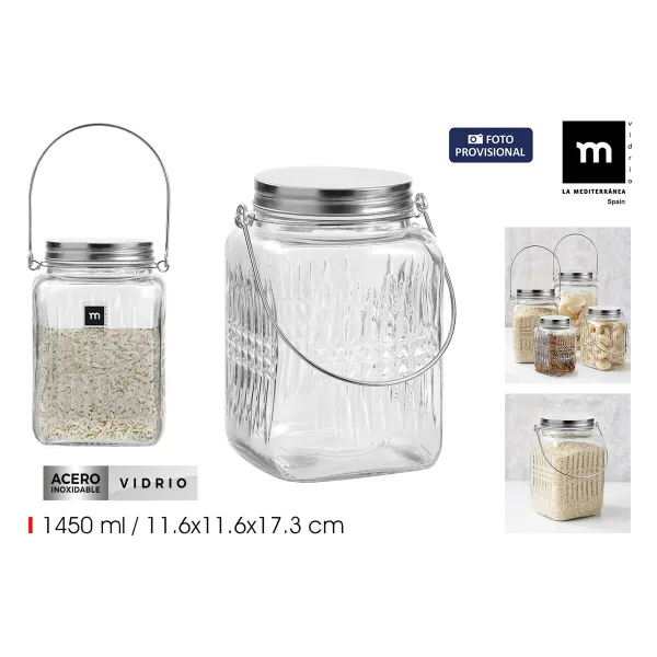 Stiklinis indas La Mediterránea 1,45 L (12 vnt.)