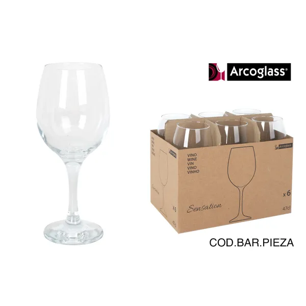 Vyno taurė Arcoglass SENSATION 470 ml (24 vnt.)