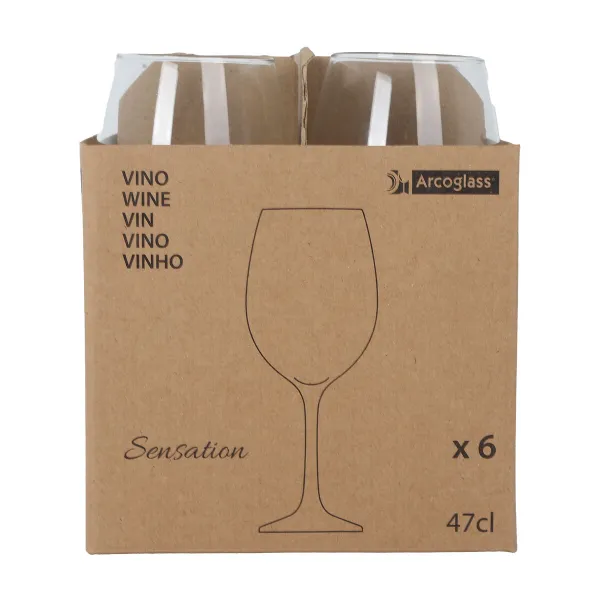 Viinilasi Arcoglass SENSATION 470 ml (24 osaa)