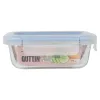 Герметичная коробочка для завтрака Quttin Прозрачный Прямоугольный 375 ml (12 штук)