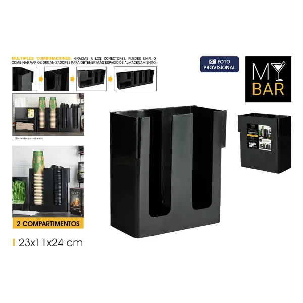 Подставка для кухонных принадлежностей My Bar 23 x 11 x 24 cm (6 штук)