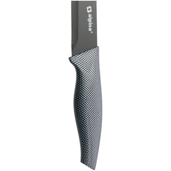 Alpina - Stainless steel INOX knife set 6 pcs. (Black)