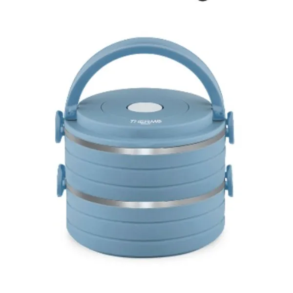 Padažinių rinkinys ThermoSport Mėlyna Raudona Plienas Plastmasinis 600 ml 2 Dalys (6 vnt.)