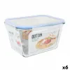 Судок Quttin Прямоугольный 2,35 L (6 штук)