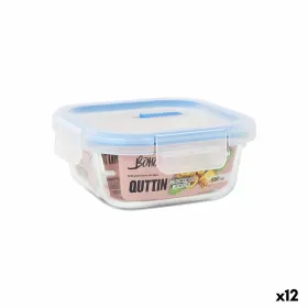 Герметичная коробочка для завтрака Quttin Boho Прозрачный 550 ml (12 штук)