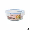 Hermētiska Pusdienu Kastīte Quttin Boho Caurspīdīgs 0,9 l (6 gb.)