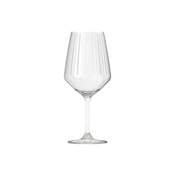 Vīna glāžu komplekts Inde Carre optics ø 9,8 x 22,2 cm 650 ml 6 Daudzums