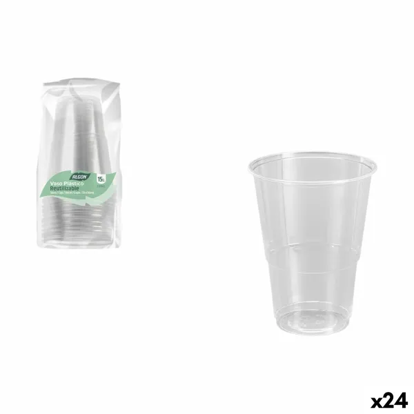 Glāžu komplekts Algon 330 ml 15 Daudzums (24 gb.)