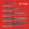Alpina - Stainless steel knife set (Brown)