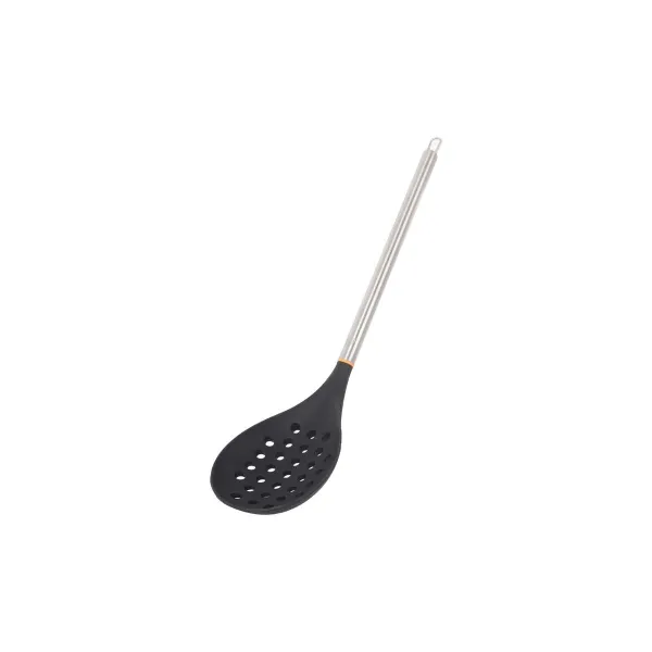 Skimmer MasterChef Silicone Stainless steel 34 cm (24 Units)