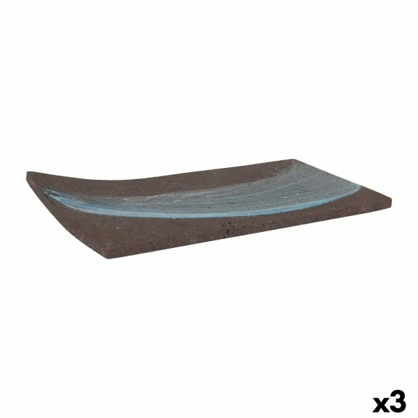 Snack tray Pompeya Rectangular 24 x 12 x 1 cm (3 Units)