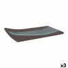 Snack tray Pompeya Rectangular 24 x 12 x 1 cm (3 Units)
