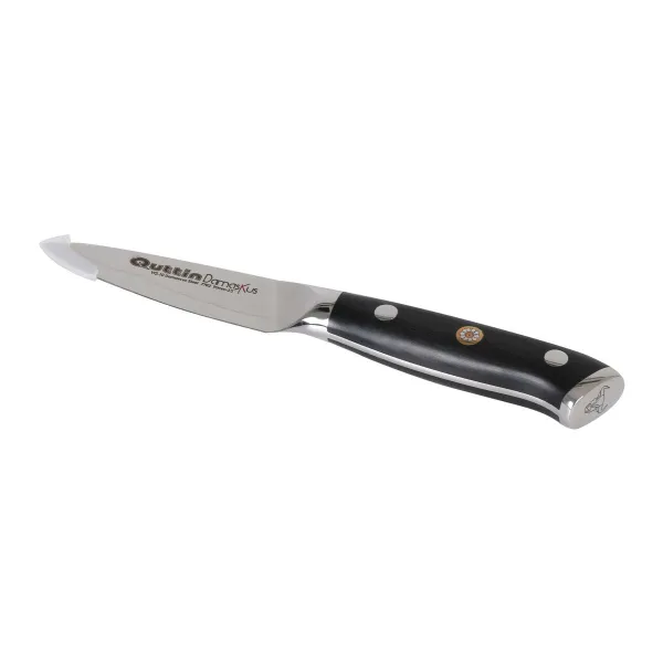 Нож для чистки Quttin Damaskus Чёрный Серебристый Нержавеющая сталь 9 cm (2 штук)