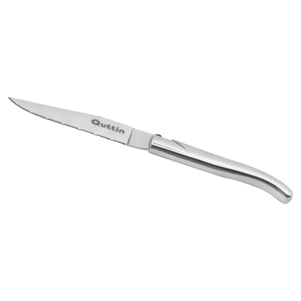 Нож для мяса Quttin Kobe Серебристый 10,5 cm (12 штук)