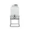 Drinks dispenser La Mediterránea Rustik Metal Glass 4 L 17 x 17 x 30,5 cm (4 Units)