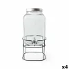 Дозатор напитков La Mediterránea Rustik Металл Cтекло 8 L 22 x 22 x 37 cm (4 штук)