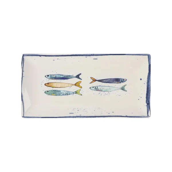 Поднос La Mediterránea Peixe Прямоугольный Рыбы 30 x 15 x 2 cm (18 штук)