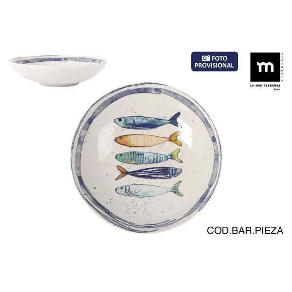 Глубокое блюдо La Mediterránea Peixe Ø 21 cm (12 штук)