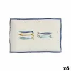 Vuoka La Mediterránea Peixe Suorakulmainen Kalat 30 x 20 x 2,5 cm (6 osaa)