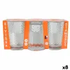 Set of glasses La Mediterránea Diamonds 6 Pieces (8 Units)
