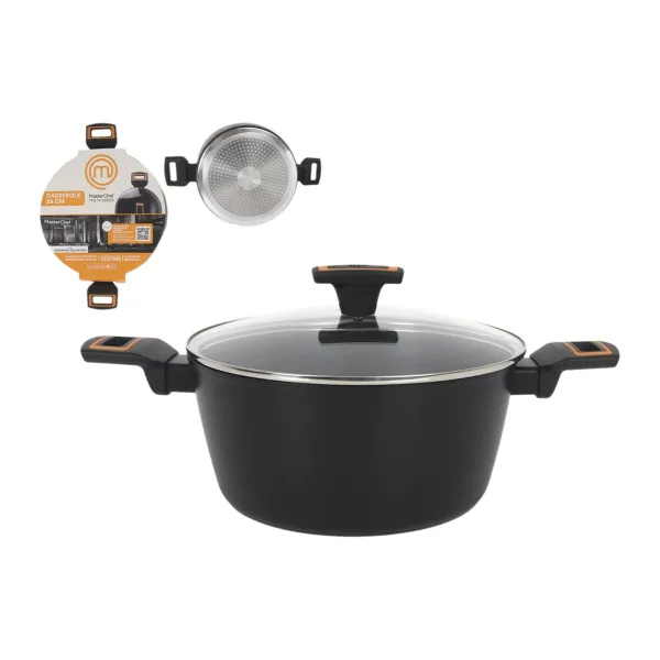 Puodas su dangčiu MasterChef 28 cm 2,5 mm (4 vnt.)