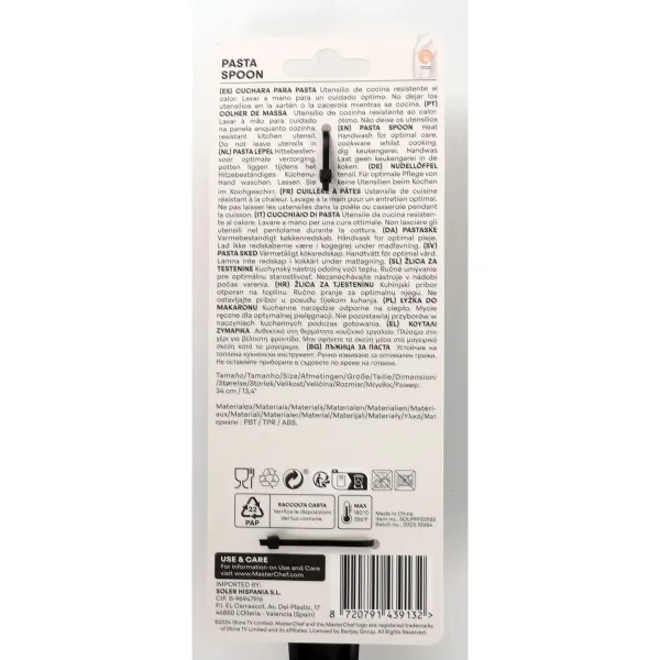 Pasta Spoon MasterChef 34 cm (24 Units)