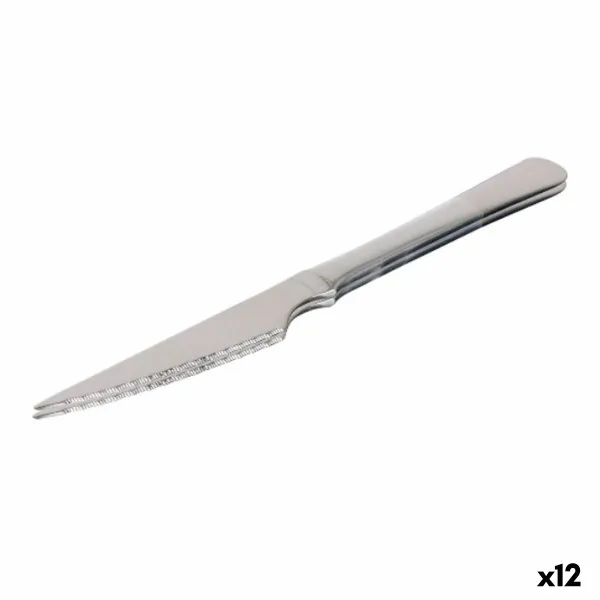 Lihaveitsiseitti Quttin Classic Hopeinen Ruostumaton teräs 21,5 x 1,9 cm 2 Kappaletta (12 osaa)