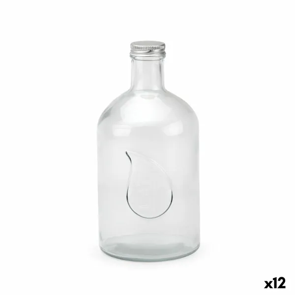 Стеклянная бутылка La Mediterránea Металл Cтекло 1,4 L (12 штук)
