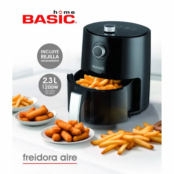 Oro gruzdintuvė Basic Home Juoda 1200 W 2,3 L