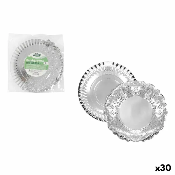 Uzkodu paplāte Algon Apaļš 30 cm (30 gb.)