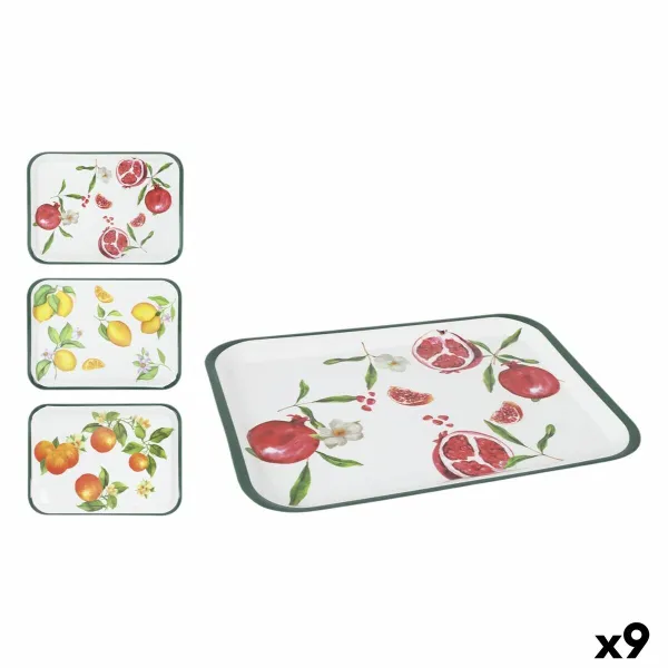 Поднос La Mediterránea 42 x 31 cm Фрукты 9 штук