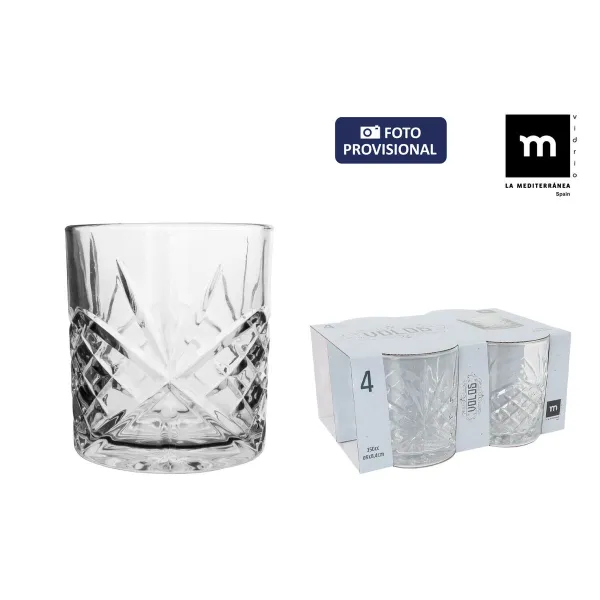 Set of glasses La Mediterránea Volos 4 Pieces (12 Units)