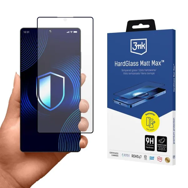 3mk HardGlass Matt Max - Matte Tempered Glass for Samsung Galaxy S25 Ultra