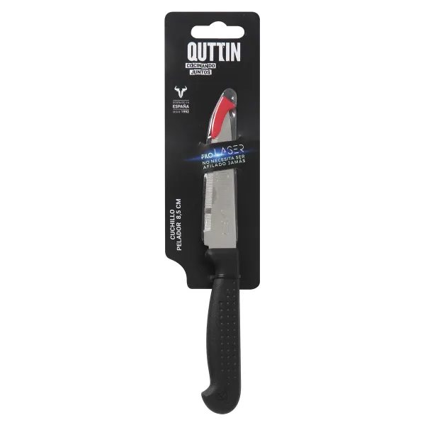 Kuorimaveitsi Quttin Laser Musta Hopeinen Ruostumaton teräs 8,5 cm (36 Osaa)