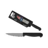 Peeler Knife Quttin Laser Black Silver Stainless steel 8,5 cm (36 Units)