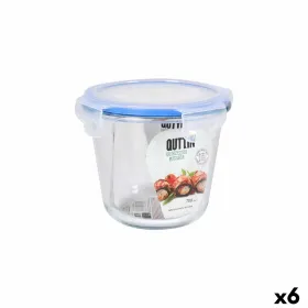 Герметичная коробочка для завтрака Quttin Прозрачный 700 ml (6 штук)
