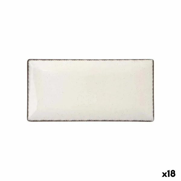 Pasniegšanas Plate La Mediterránea Anllo Taisnstūra 30 x 15 x 2 cm (18 gb.)