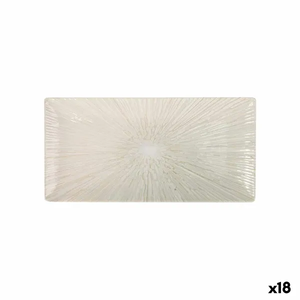 Pasniegšanas Plate La Mediterránea Anya Taisnstūra 30 x 15 x 2 cm (18 gb.)
