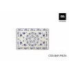 Serving Platter La Mediterránea Blur Rectangular 20 x 13 x 2 cm (24 Units)