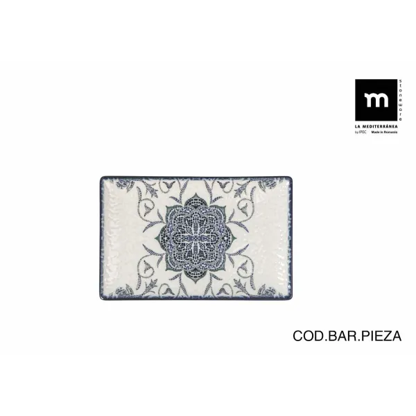 Поднос La Mediterránea Rosetta Прямоугольный 20 x 13 x 2 cm (24 штук)