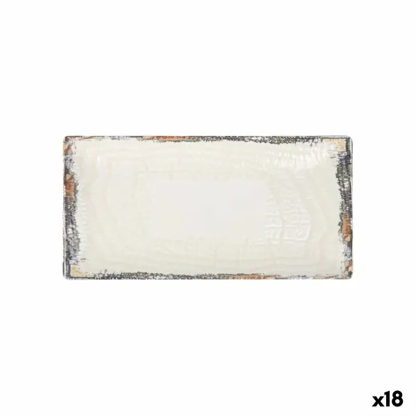 Vuoka La Mediterránea Albus Suorakulmainen 30 x 15 x 2 cm (18 osaa)