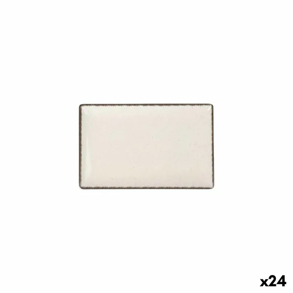 Pasniegšanas Plate La Mediterránea Anllo Taisnstūra 20 x 13 x 2 cm (24 gb.)