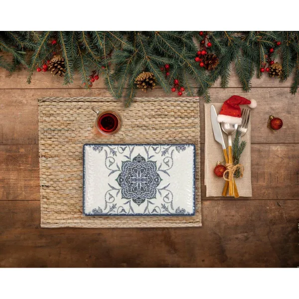 Поднос La Mediterránea Rosetta Прямоугольный 30 x 15 x 2 cm (18 штук)