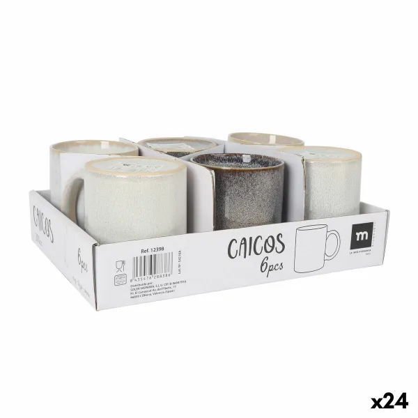 Mug La Mediterránea Caicos Rectangular 300 ml (24 Units)