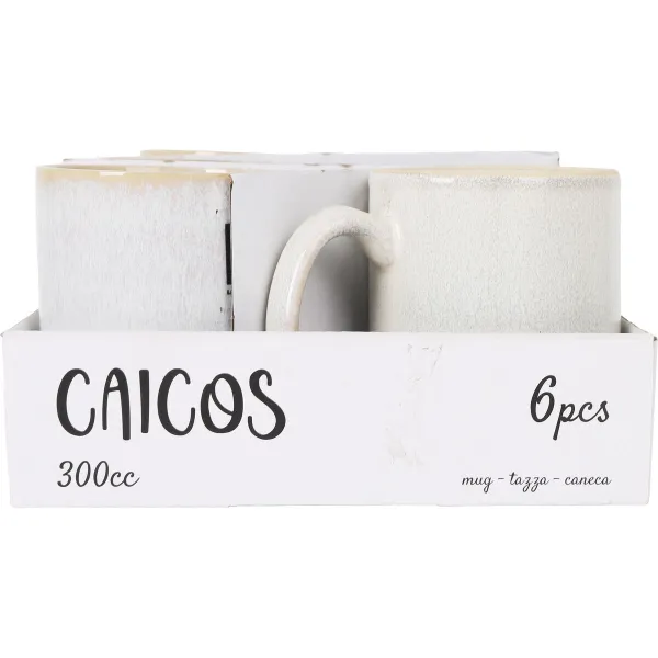 Кружка Mug La Mediterránea Caicos Прямоугольный 300 ml (24 штук)