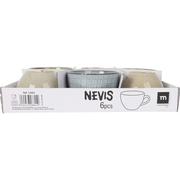 Puodelis La Mediterránea Nevis 425 ml (24 osaa)