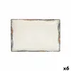 Vuoka La Mediterránea Albus Suorakulmainen 30 x 20 x 2,5 cm (6 osaa)