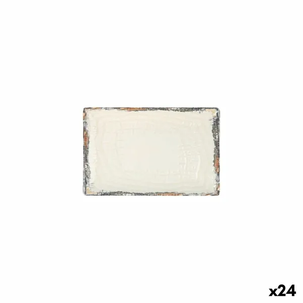 Tray La Mediterránea Albus 20 x 13 x 2 cm (24 Units)