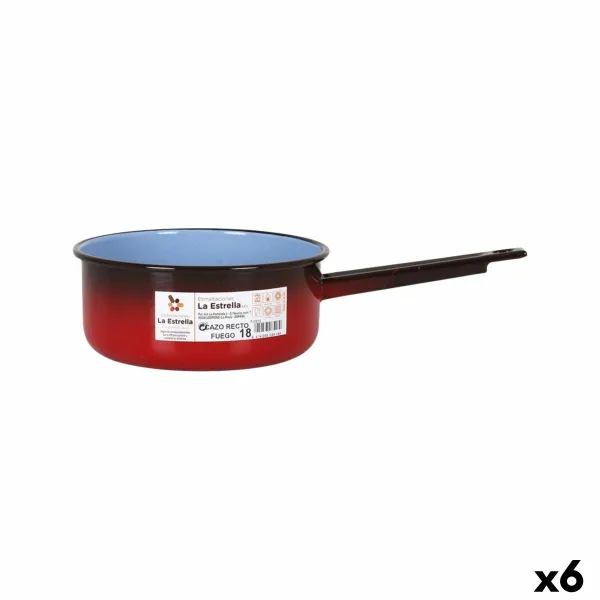 Saucepan La Estrella Fuego 2,2 L 34,5 x 19,5 x 10 cm (6 Units)